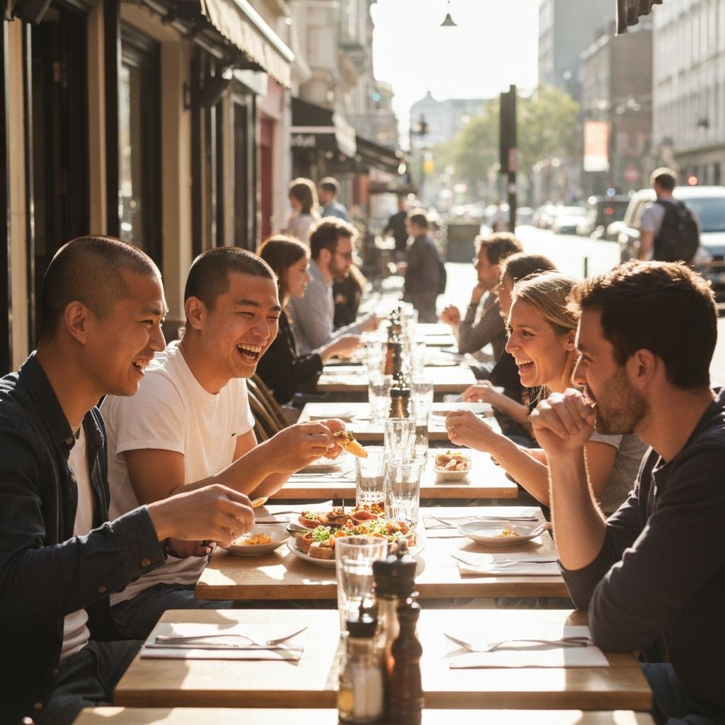 Mangiare fuori in città